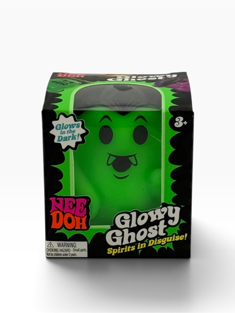 Needoh Glowy Ghost Glow-in-the-Dark Green